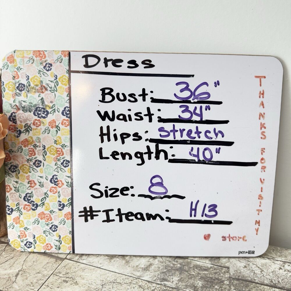 NWT Leslie Fay Women Dress Striped Fit & Flare Black Gold Size 8 - Picture 11 of 17